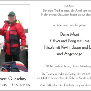 In tiefer Trauer